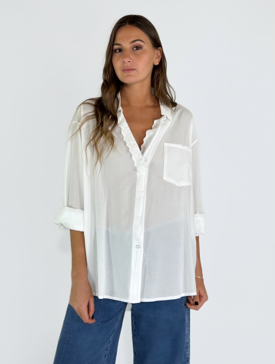 CAMISA SIRMIONE - BLANCO 