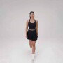 Tank Anywhere Cropped Built-In Bra Tank Mujer Black
