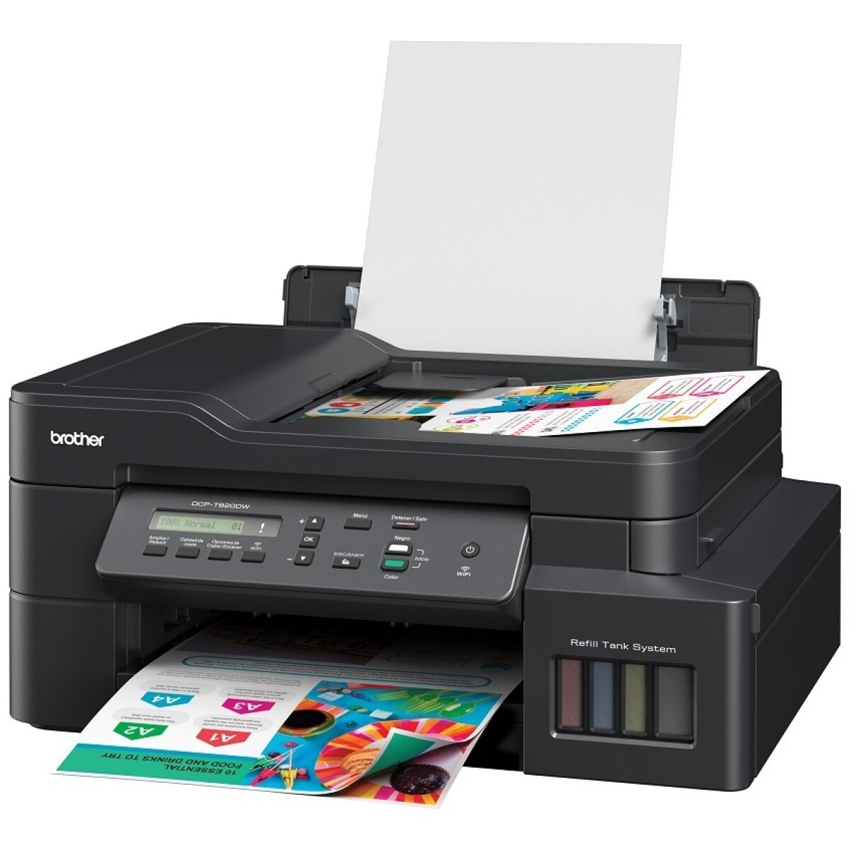 Impresora Brother Multifuncion Wi-fi DCP-T820DW 