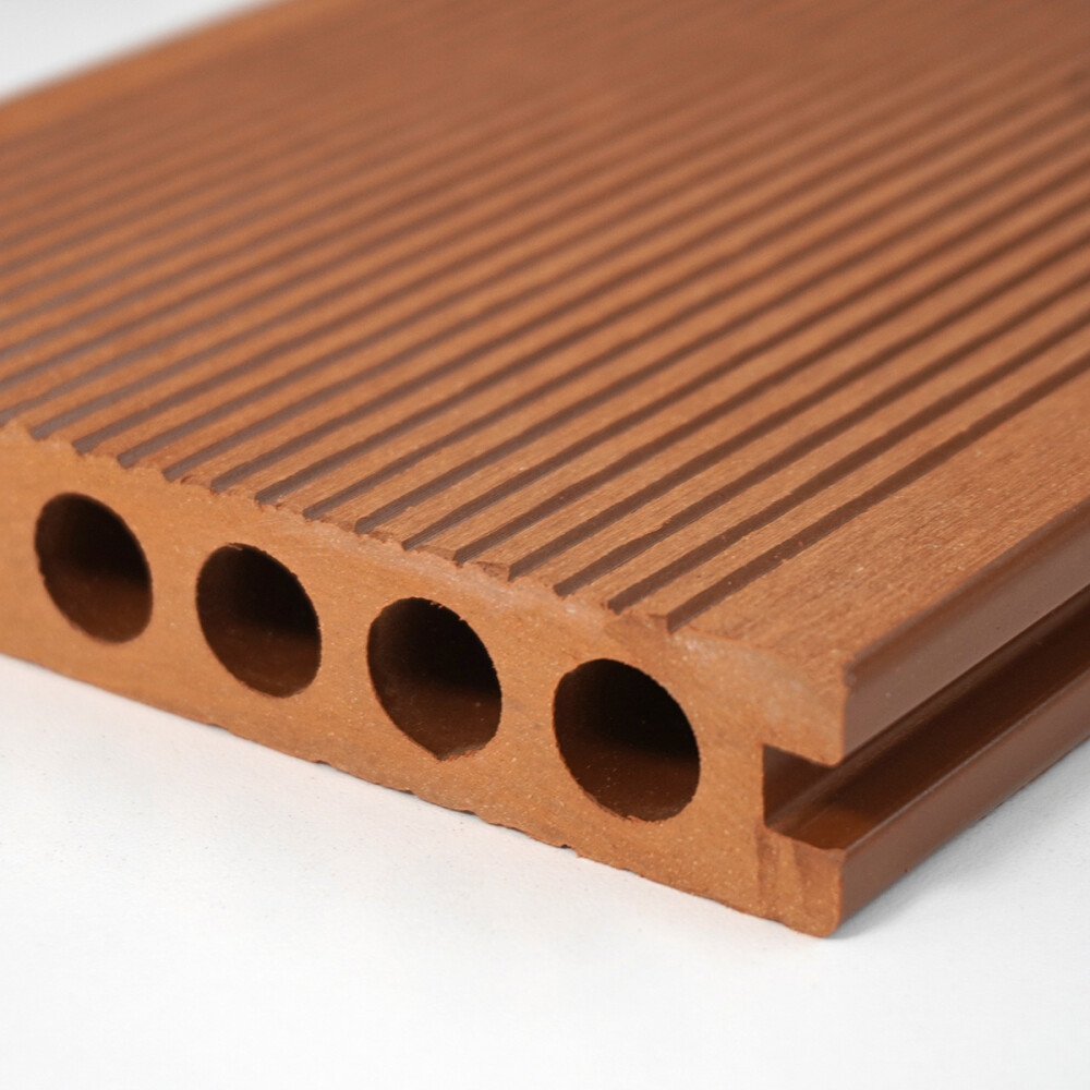 DECK WPC TEAK BASE CIRCULAR HABITARE / 2900x150x25mm Deck Wpc Teak Base Circular Habitare / 2900x150x25mm
