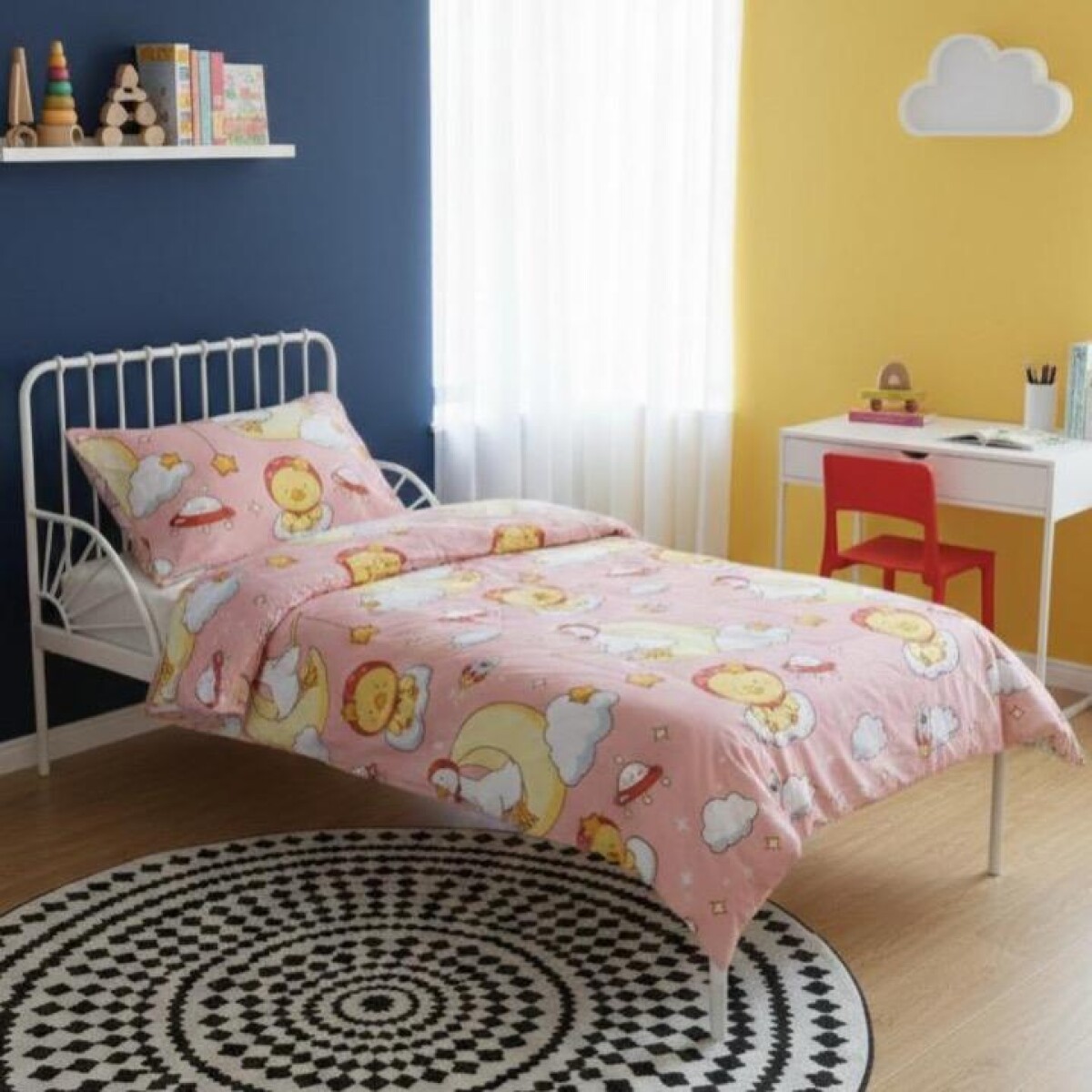 Acolchado Infantil BUHO Red Flex 1 Plaza Queen – Abrigo, suavidad y confort 