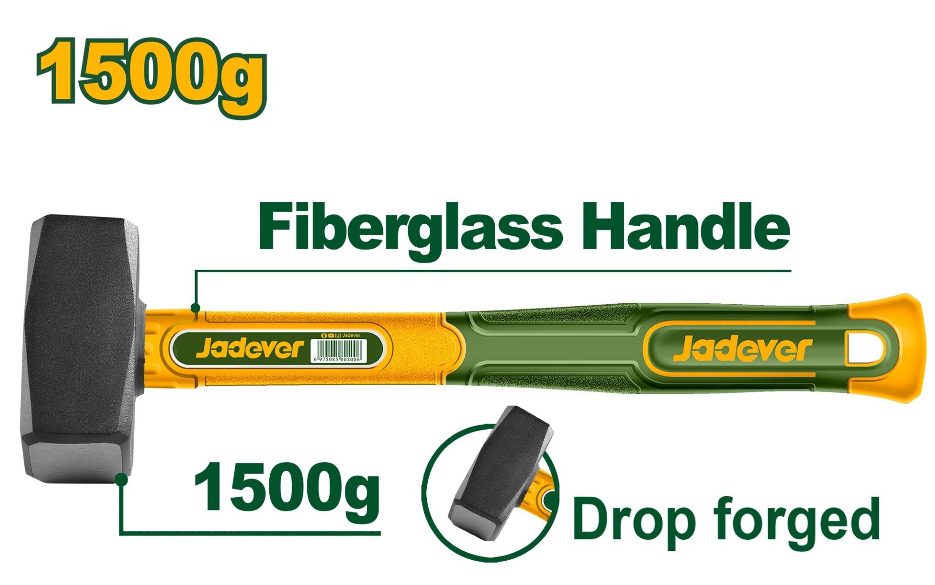 MACETA 1500G MGO FIBRA JADEVER 