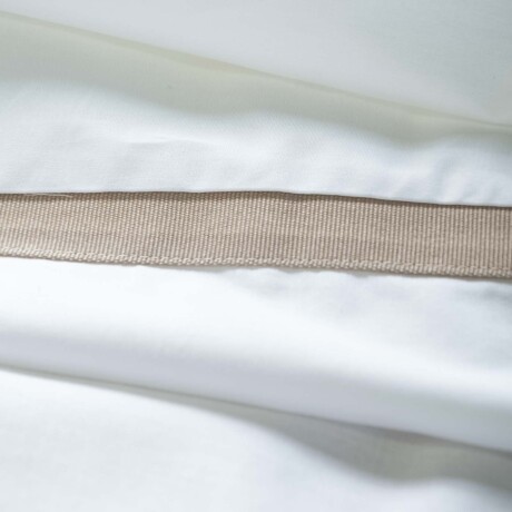 JGO SÁBANAS SUPER KING ALGODON NATURAL-BEIGE BAND 200H BEIGE