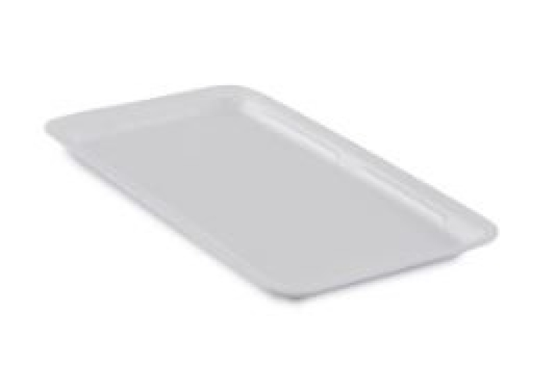 BANDEJA DE ESPUMA BLANCA 27.5X15X1.4 CM. FUNDA X 400 UNIDADES 