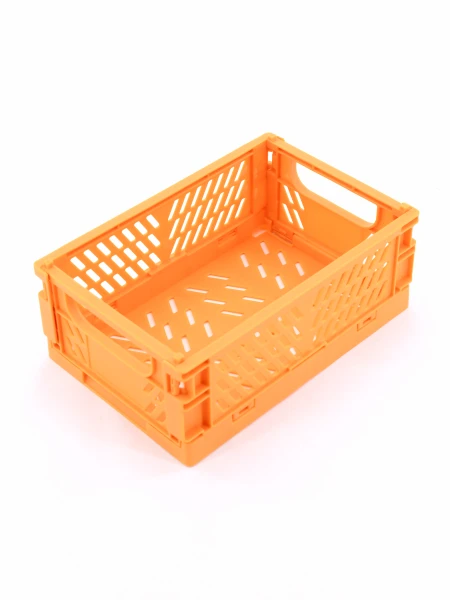 CAJA PLÁSTICA PLEGABLE OCRE