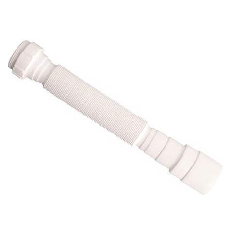 Sifón plástico universal corrugado Blukit blanco Sifón Plástico Universal Corrugado Blukit Blanco