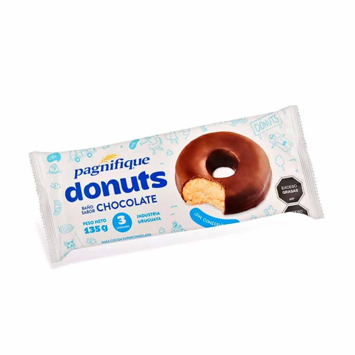 Donuts Pagnifique Chocolate X 3 Unid. 