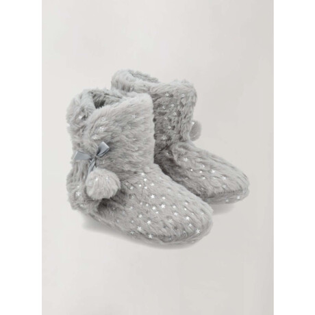 Bota pom Gris melange