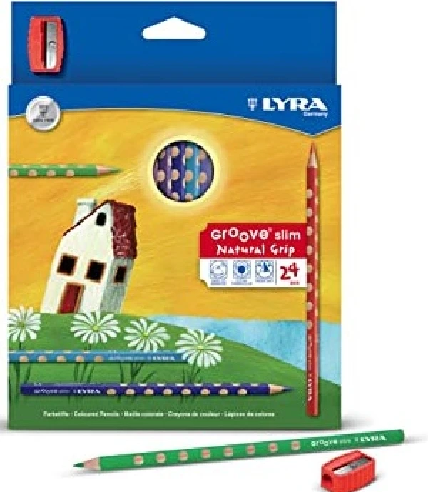 LAPIZ COLORES LYRA GROOVE SLIM X 24 Único