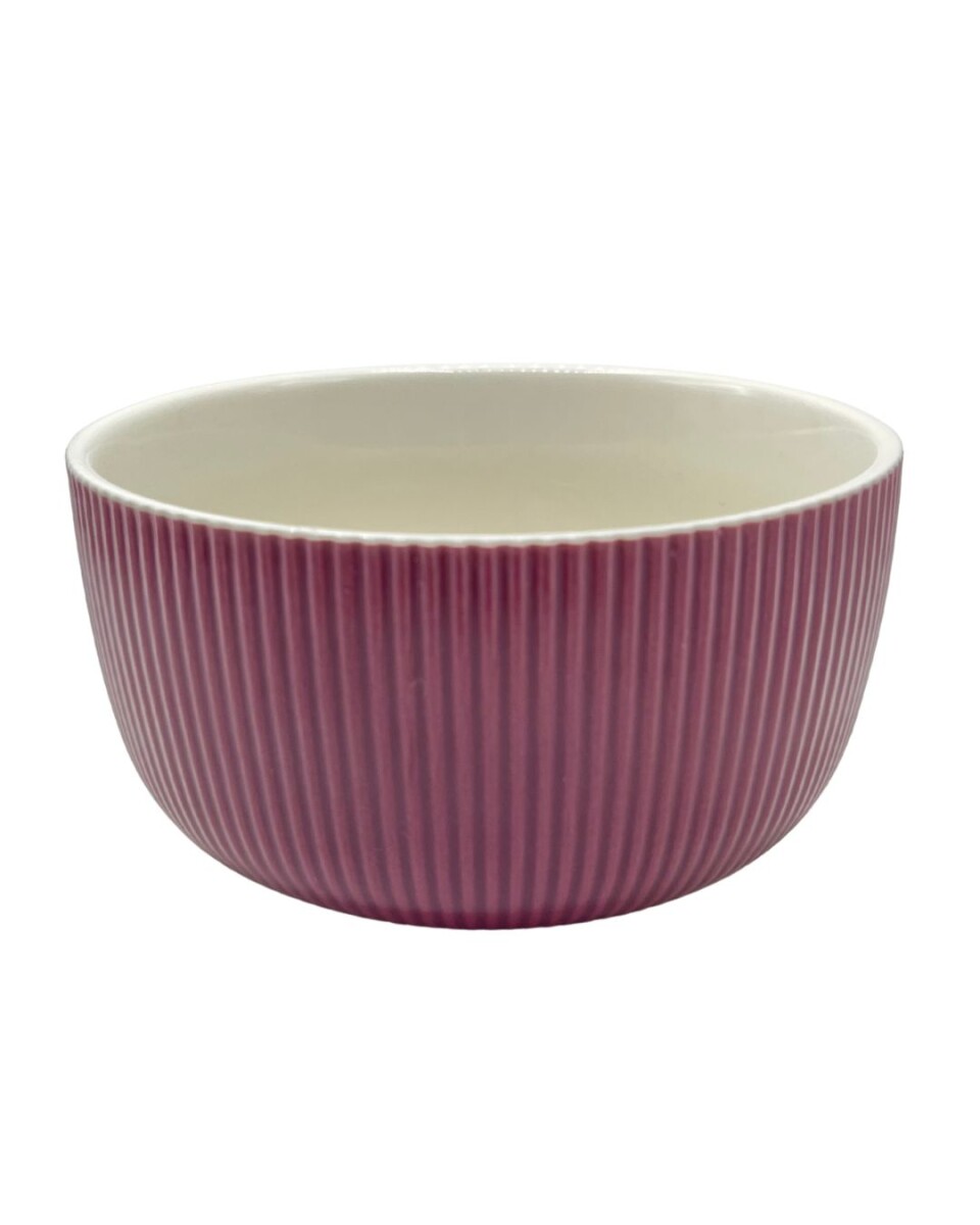 BOWL DE PORCELANA CON RANURAS • 13cm 