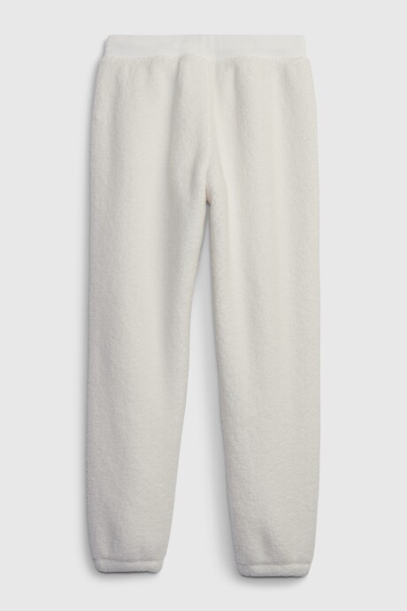 Pantalón Deportivo Polar Logo Gap Niña New Off White