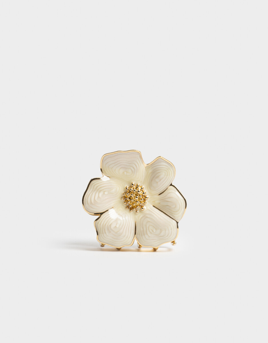Broche Con Flores 
