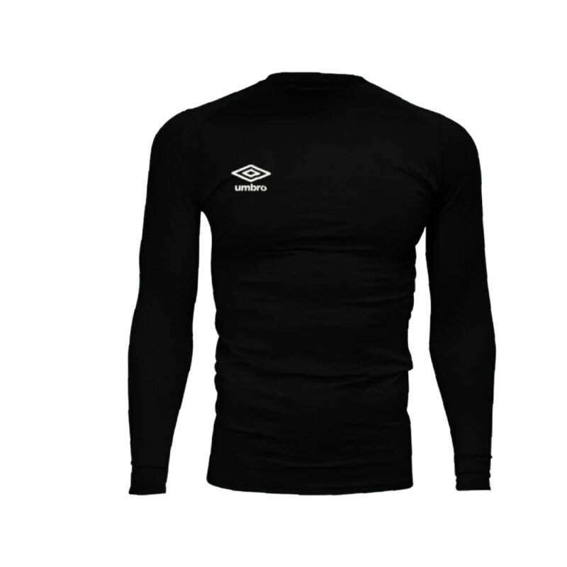 Camiseta Térmica M/Larga Running de Hombre Umbro - 262537U0 Negro