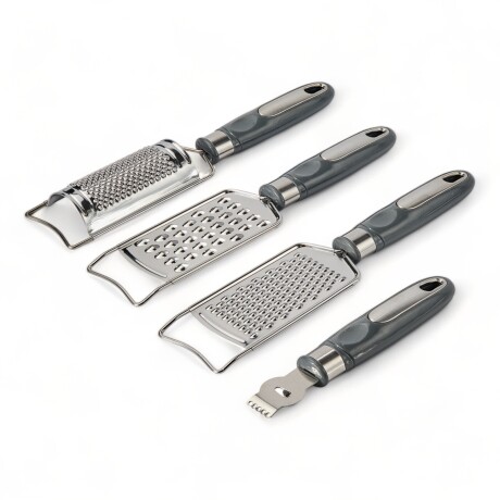 Ralladores Set de 4 acero inoxidable Sin Color