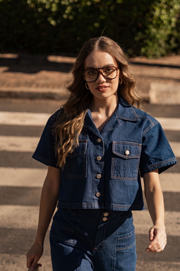CAMISA ILSE DENIM BLUE CAMISA ILSE DENIM BLUE