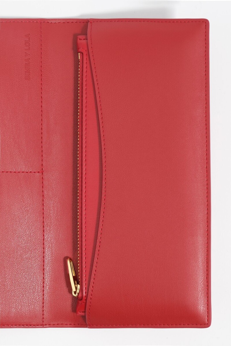 BILLETERA Rojo