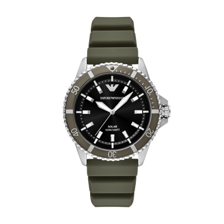Reloj EMPORIO ARMANI WORD EXPLORER Silicona Verde Esfera 42mm 0