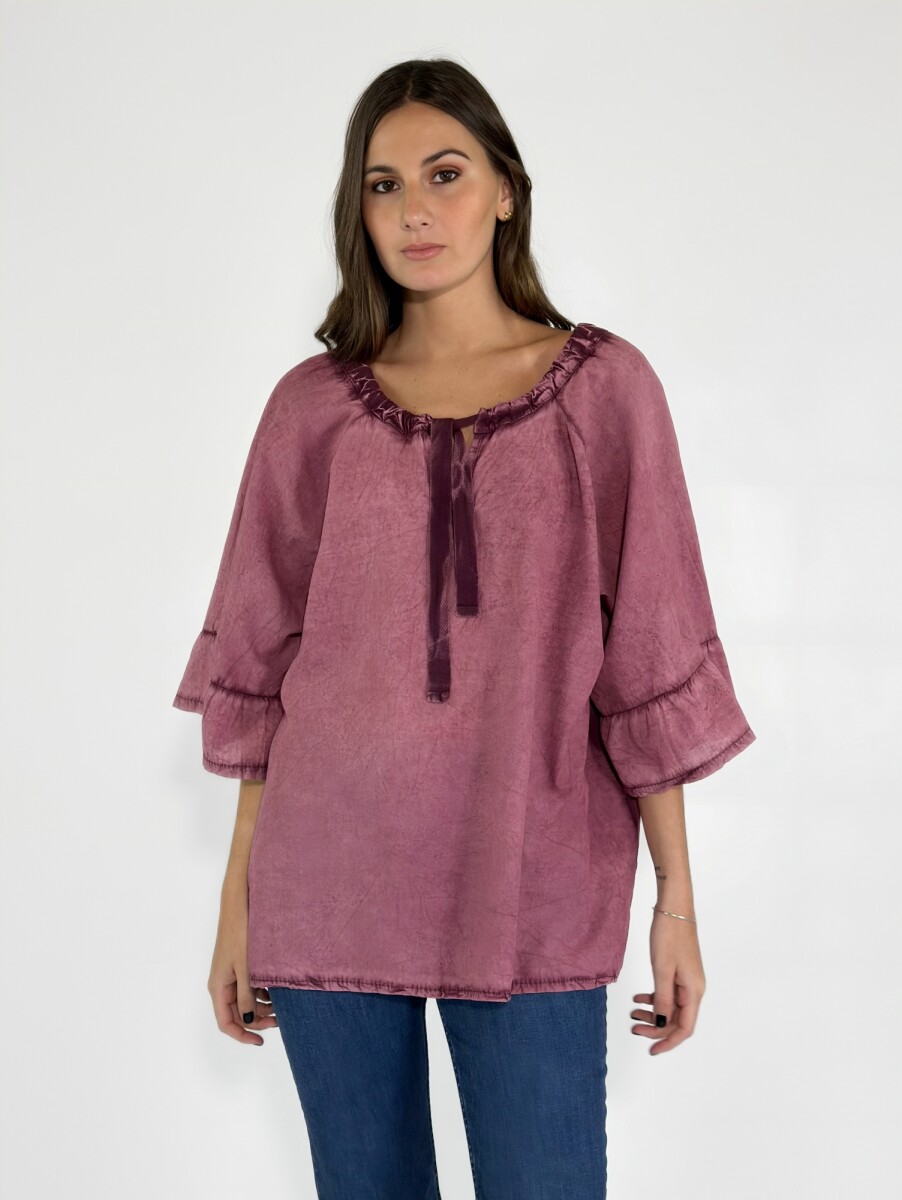 BLUSA BRERA - PURPURA 