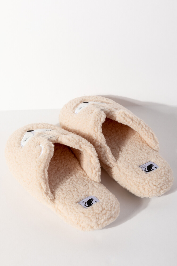 PANTUFLA ANIMALIC Beige