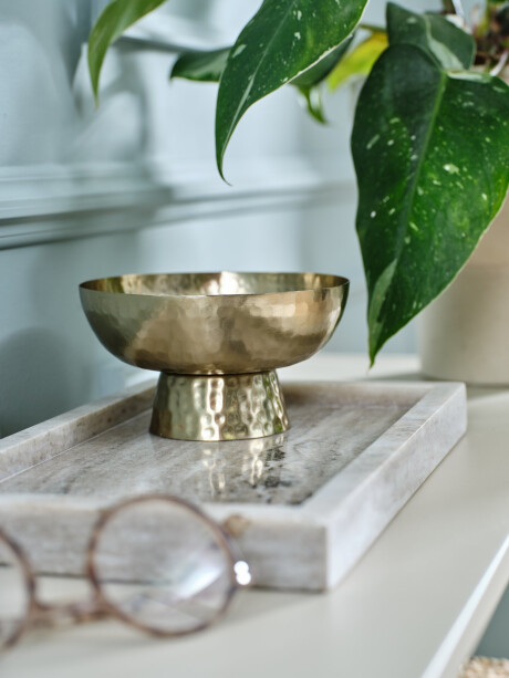 Bowl decorativo ABRAHAM Ø13xA8cm dorado Bowl decorativo ABRAHAM Ø13xA8cm dorado