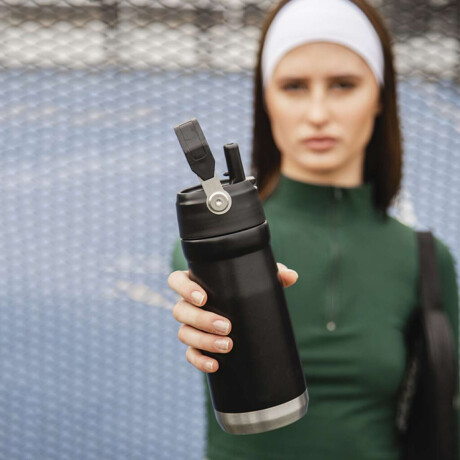 Botella Malaquita Negro