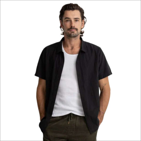 Camisa Rhythm Classic Linen Negro