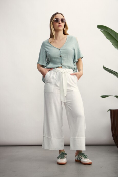 Pantalón Priscila Blanco