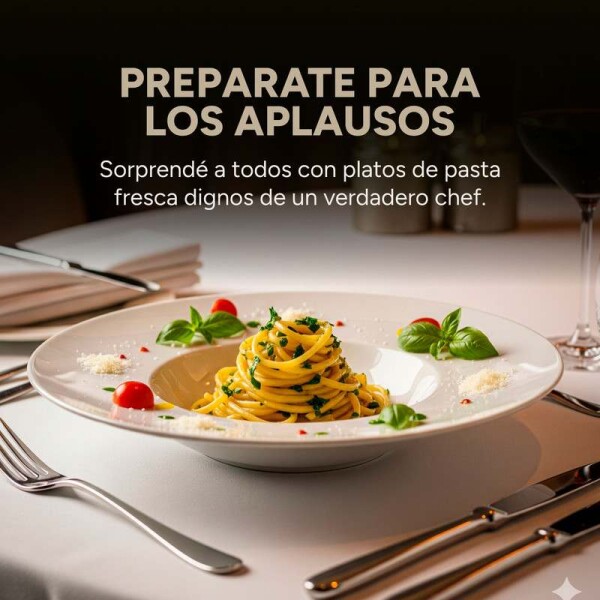 Maquina Para Hacer Tallarines Pastas Ravioles Y Estirar Masa Variante Color Plateado