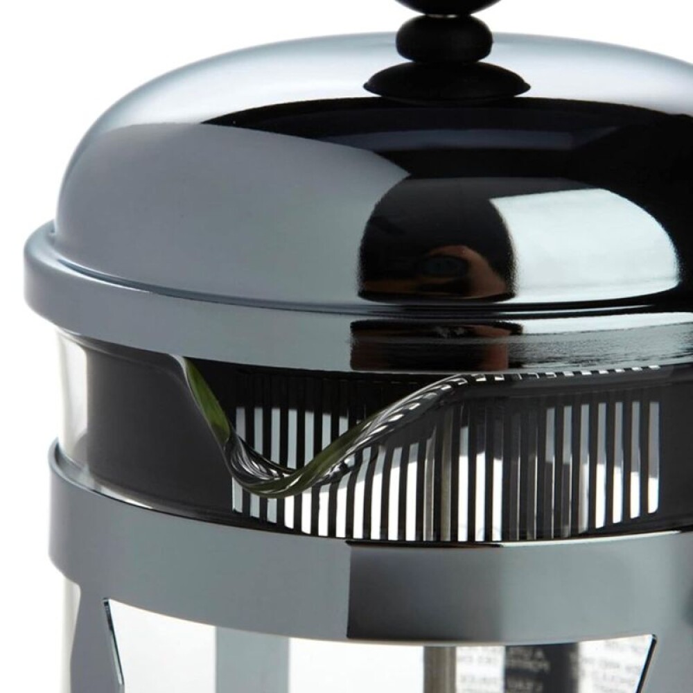 FRENCH PRESS CHAMBORD 4 TAZAS NEGRO CROMADO FRENCH PRESS CHAMBORD 4 TAZAS NEGRO CROMADO