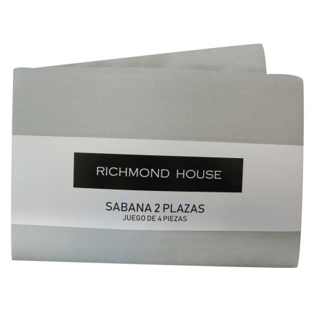 Juego de Sábanas 2 Plazas Microfibra GRIS