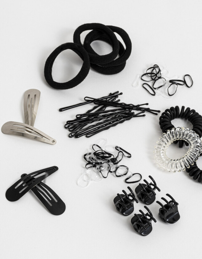 Accesorios Pelo Set En cajita Set De Accesorios De Pelo - Negro