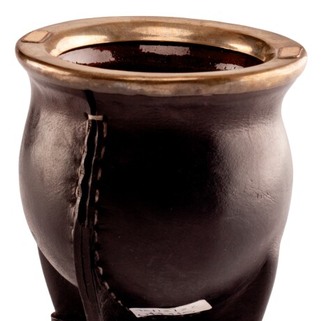 Mate Cerámica Plata y Oro C2