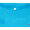 SOBRE CENTRUM TAMAÑO A5 DE PLASTICO CON BOTON COLOR AZUL