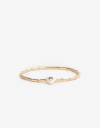 Pulseras Elásticas Strass Pulsera Dije Cubic Corazón - Dorado