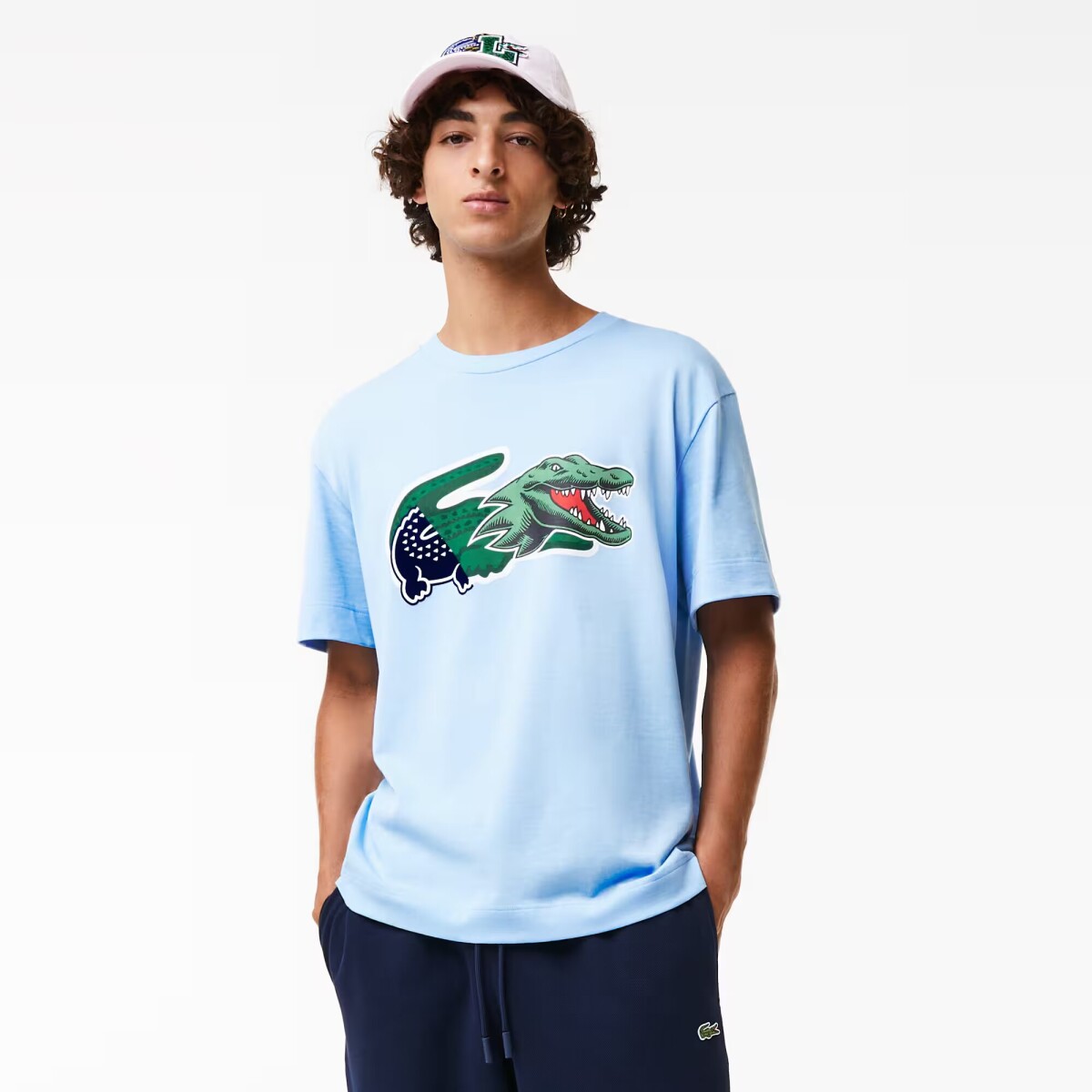 REMERA LACOSTE RELAXED FIT OVERSIZED 