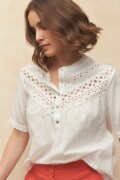 BLUSA TEMPLES Blanco