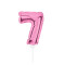 Mini Globo Autoinflable Rosa N° 7