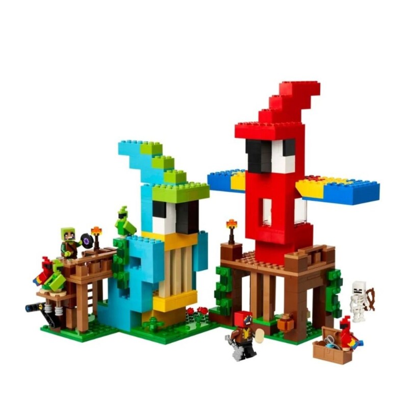 Lego MineCraft Casas Loro 535 Pcs 8+ Lego Minecraft Casas Loro 535 Pcs 8+