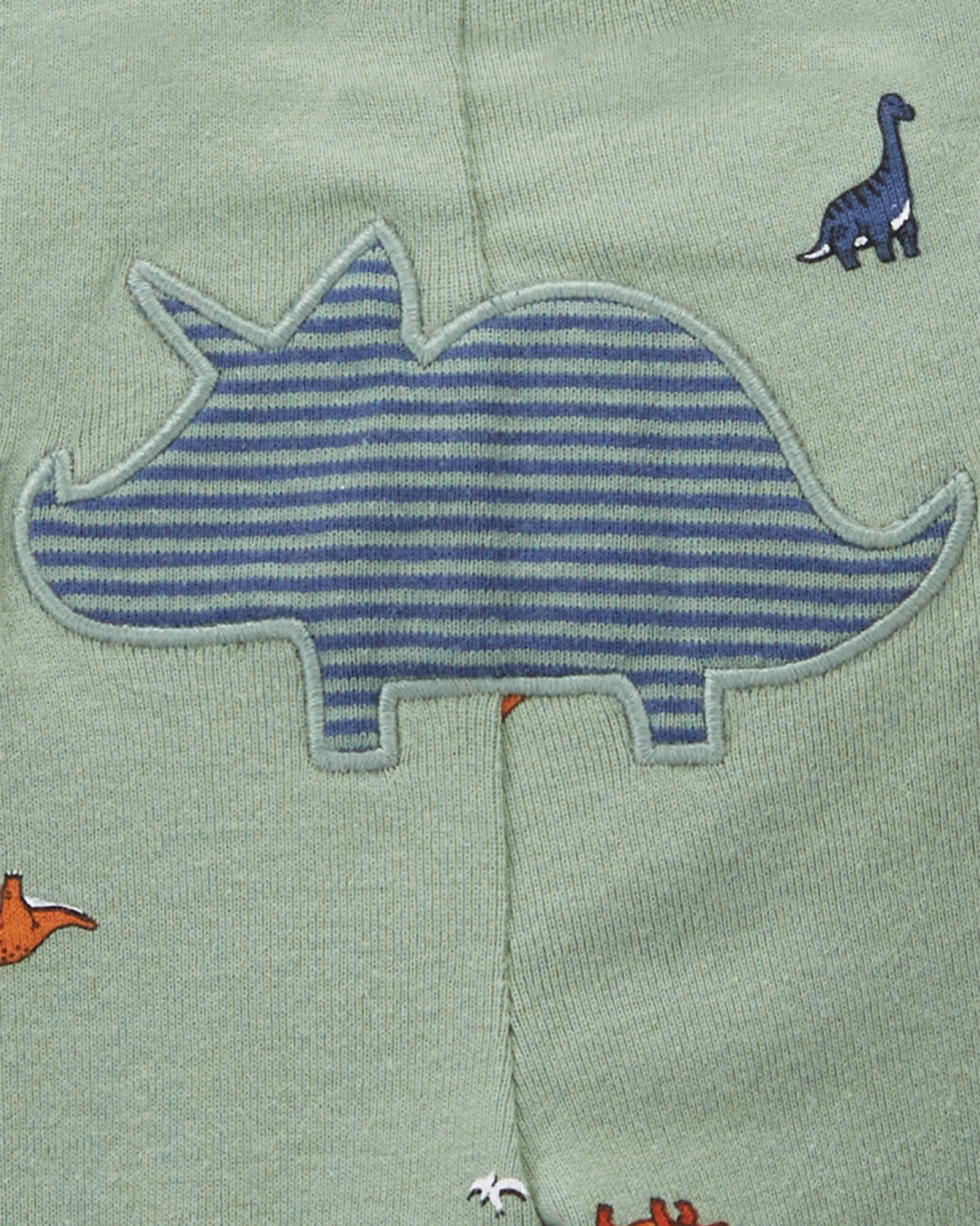 Set tres piezas de algodón, pantalón y bodies, diseño dinos Set tres piezas de algodón, pantalón y bodies, diseño dinos