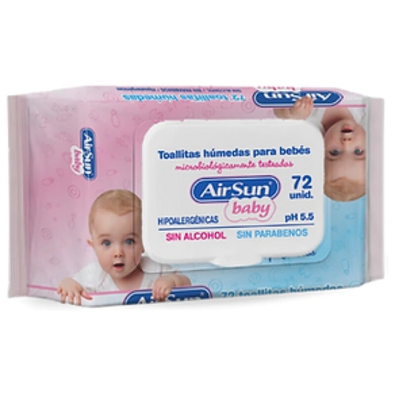 Toallitas Húmedas Baby Airsun Con Tapa 72 Uds. Toallitas Húmedas Baby Airsun Con Tapa 72 Uds.