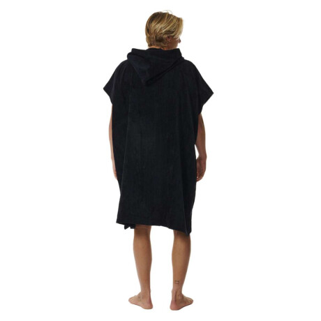 Poncho Playa Rip Curl Logo Negro
