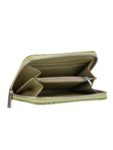 Monedero Brasil II Croco Verde