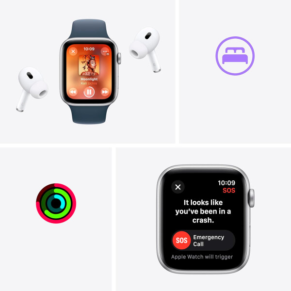 Apple Watch Se Gps 44 Mm Con Correa Loop M/l NEGRO