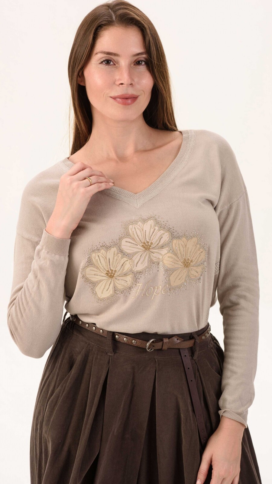 sweater bali beige