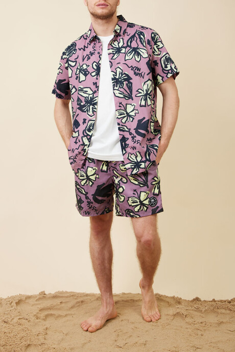 CAMISA JOLT RUSTY Vino