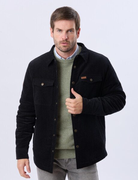 CAMPERA DE PANA Y CORDERITO Gris