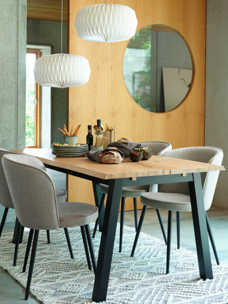 Mesa de comedor SKOLVUNDE 90x160 color roble nat Mesa de comedor SKOLVUNDE 90x160 color roble nat