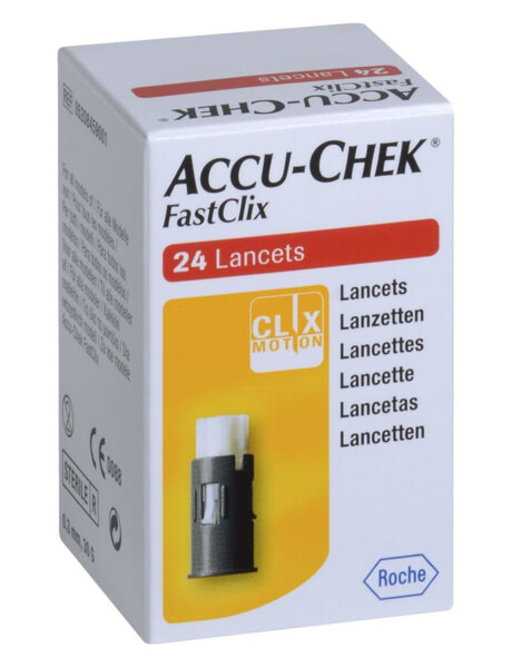Lancetas Accu-Chek FastClix caja x24 Roche Lancetas Accu-Chek FastClix caja x24 Roche
