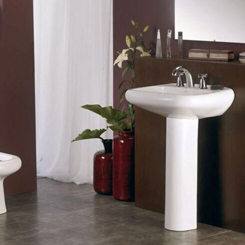PEDESTAL COLUMNA ADRIATICA BLANCO SATINADO MATE BAÑO 000