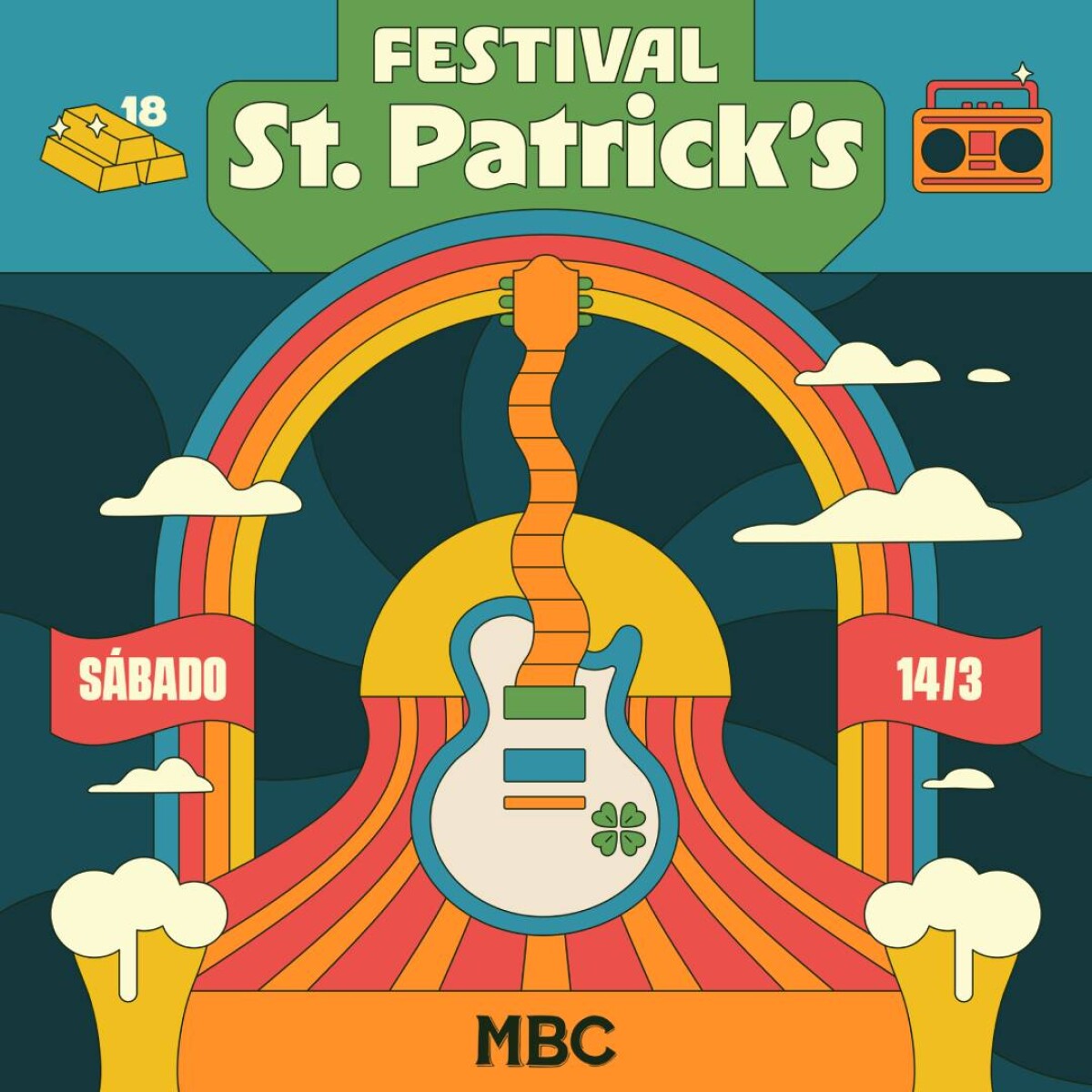 St.Patrick´s Festival 2026 - MBC - Entrada General 